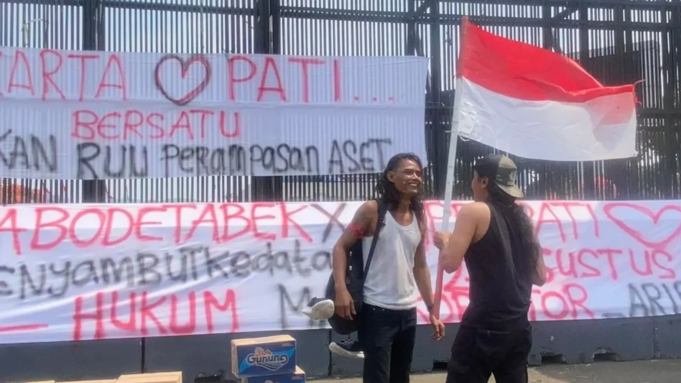 aksi pada 27 Agustus 2026, AMPB memastikan rencana warga Pati menyampaikan aspirasi di depan DPR/MPR RI tetap berjalan