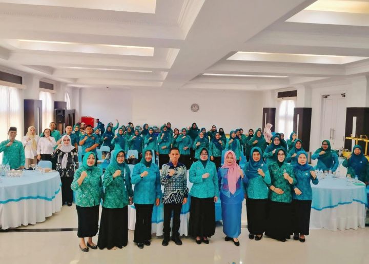 : Workshop Pembinaan Kesehatan Keluarga yang diselenggarakan Tim Penggerak PKK Provinsi Gorontalo di Aula Rumah Jabatan Gubernur. (foto ILB)