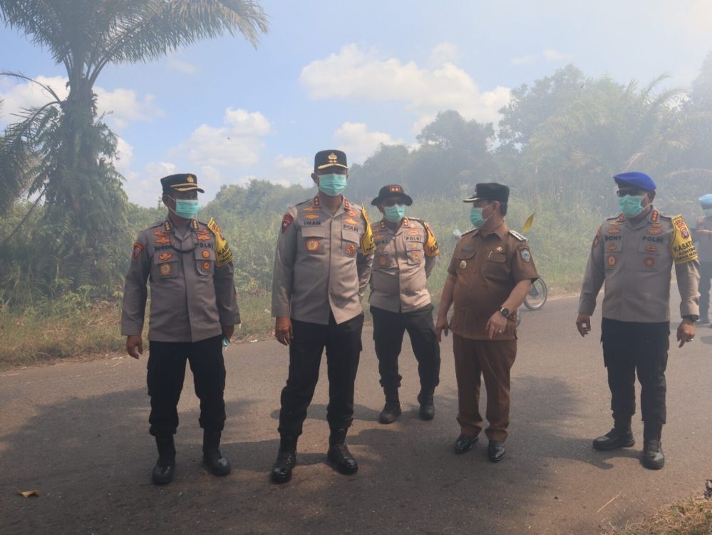 Kapolda Kalteng Tinjau Penanganan Karhutla di Kotim, Lima Titik Kebakaran Jadi Prioritas Pemadaman
