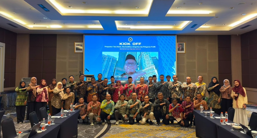 : Kementerian Haji dan Umrah (Kemenhaj) memperkuat penerapan evidence-based governance atau tata kelola berbasis bukti sebagai fondasi peningkatan akuntabilitas, integritas, dan kualitas pelayanan haji dan umrah. (Foto: Humas Kementerian Haji dan Umrah)