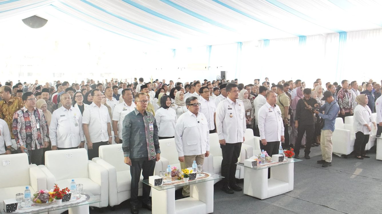 : Kepala Badan Penyelenggara Jaminan Produk Halal (BPJPH) Ahmad Haikal Hasan mendorong Pemerintah Provinsi Sumatera Utara bersama seluruh pemerintah kabupaten/kota dan pemangku kepentingan untuk menjadikan akselerasi sertifikasi halal sebagai bagian dari upaya mengoptimalkan potensi ekonomi daerah./Foto Humas BPJPH