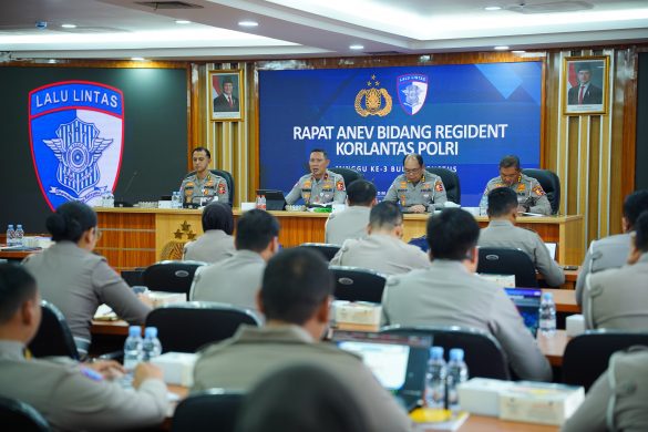 Korlantas Polri Lakukan Analisa dan Evaluasi NRKB Pilihan