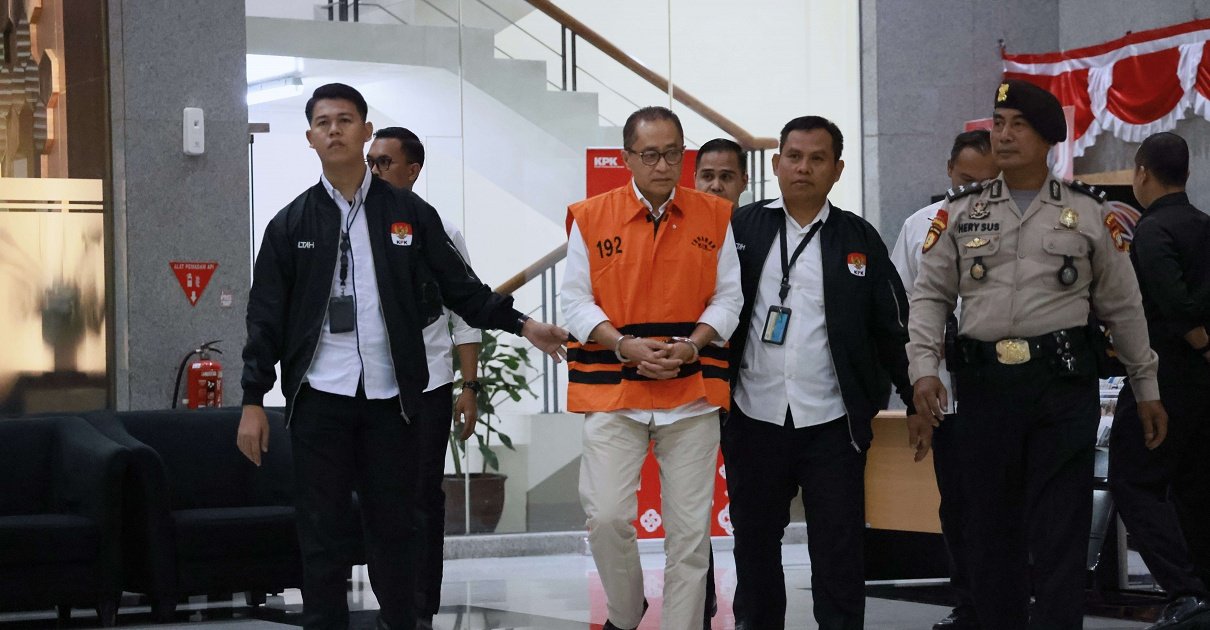 : Komisi Pemberantasan Korupsi (KPK) menahan seorang mantan pejabat Direktorat Jenderal Pajak (DJP) berinisial HNV dalam perkara dugaan penerimaan gratifikasi yang nilainya sedikitnya mencapai Rp20,7 miliar. (Foto: Dok KPK)