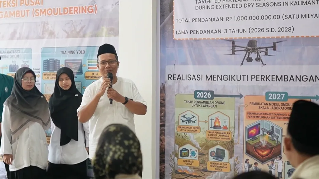 Lawan Karhutla dengan AI, UIN Palangka Raya Kembangkan Drone Pendeteksi Api