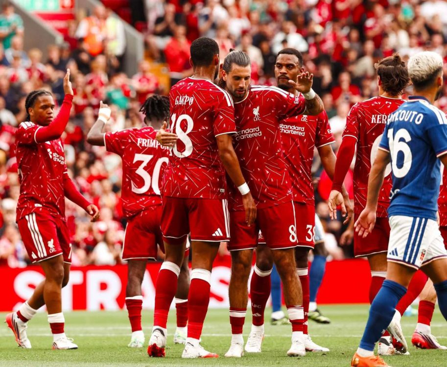 Liverpool Menutup Pramusim dengan Kemenangan Manis 2-0 atas Como