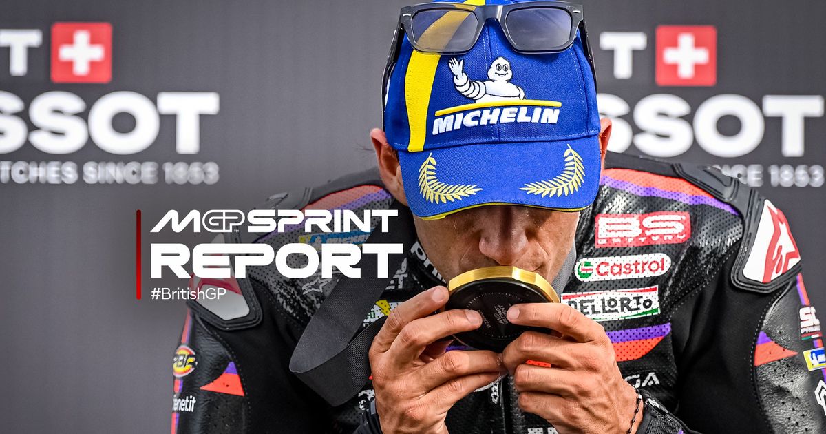 Martin soars to Silverstone Saturday gold as Aprilia clinch first Sprint 1-2-3