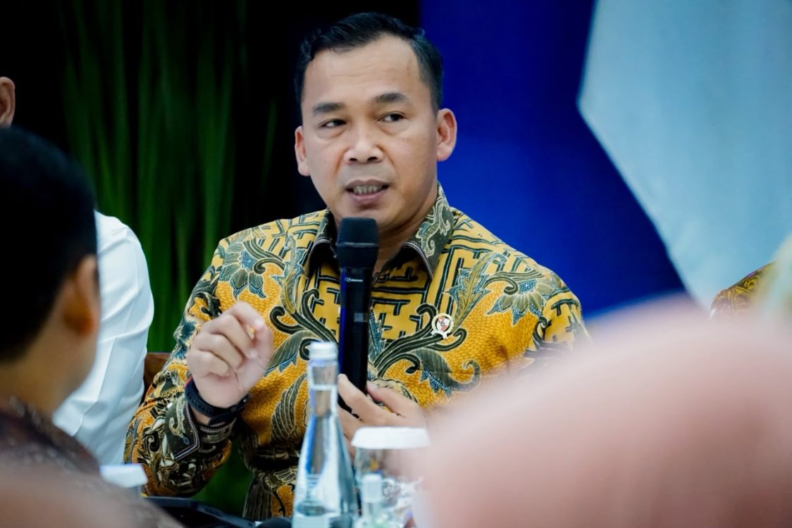 : Menteri Kependudukan dan Pembangunan Keluarga (Mendukbangga)/Kepala BKKBN Wihaji dalam Media Gathering Gerakan Nasional Ruang Aman dan Nyaman Anak (Gernas RANA) di Media Center Kementerian Komunikasi dan Digital (Komdigi), Jakarta (Foto: Kemkomdigi)