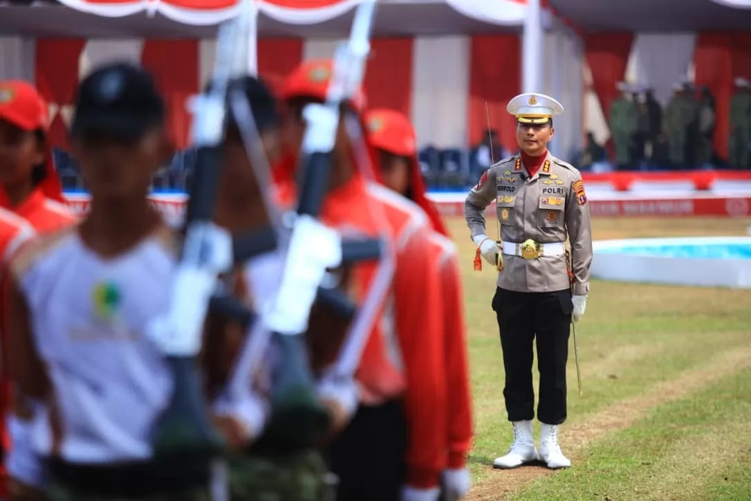 Mengenal Sosok Kombes Jerrold, Danup Penurunan Bendera Merah Putih HUT RI ke-81 di Istana