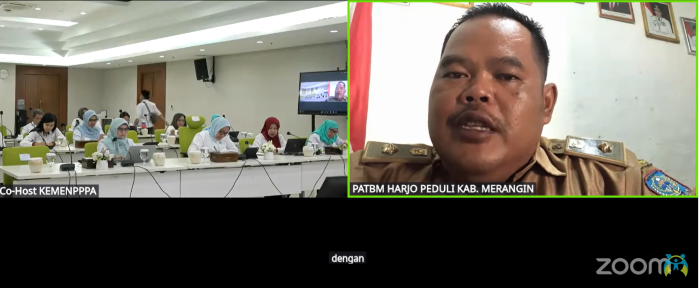 : Menteri Pemberdayaan Perempuan dan Perlindungan Anak (PPPA), Arifah Fauzi dalam dialog virtual, Senin (10/8/2026). (Foto: KemenPPPA)