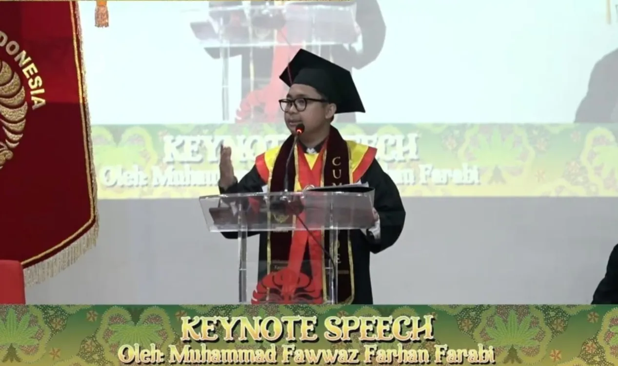 Mewakili Wisudawan FH UI, Alumni Madrasah ini Serukan Integritas dan Keberpihakan pada Keadilan