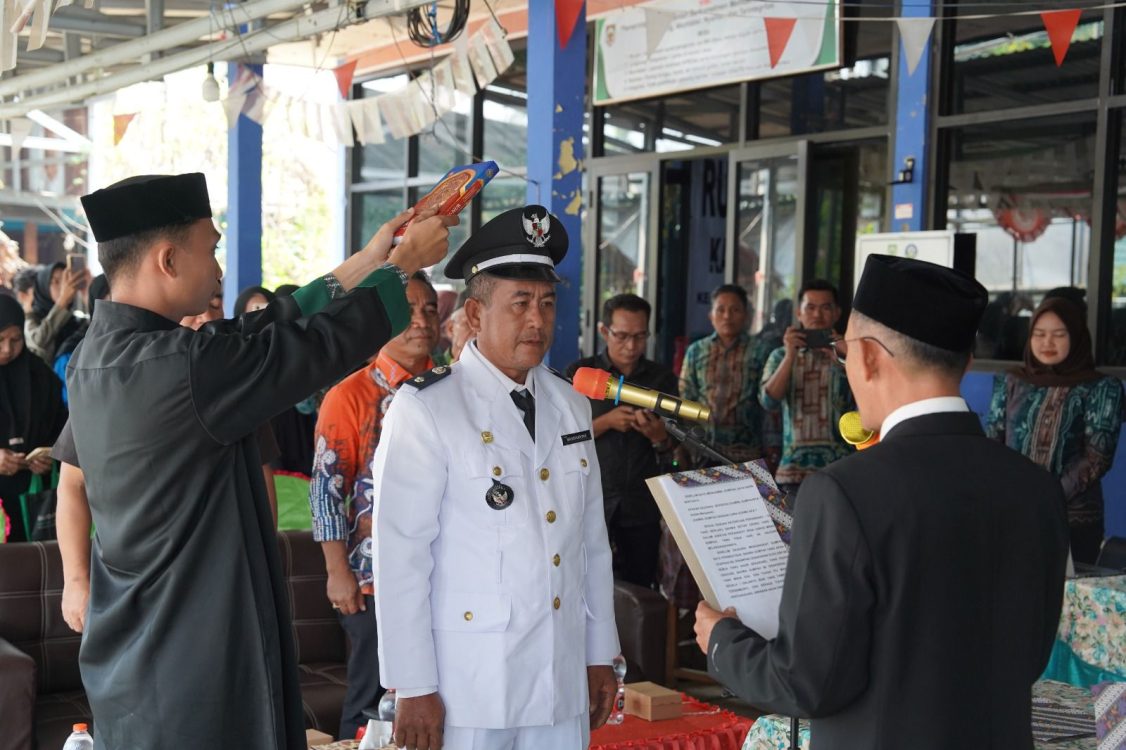 : Pelantikan Kepala Desa PAW Pulantan masa jabatan 2026-2031. Pelantikan dilaksanakan di halaman Kantor Desa Pulantan, Kamis (27/8/2026). - Foto: Mc.Balangan