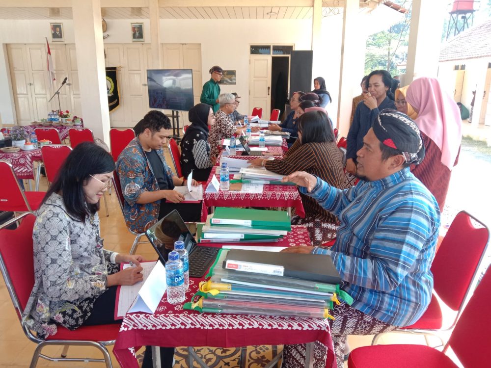 : Kegiatan monev Kalurahan Mandiri Budaya Tamanmartani di Balai Budaya Tamanmartani, Kapanewon Kalasan, Rabu (5/8/2026).