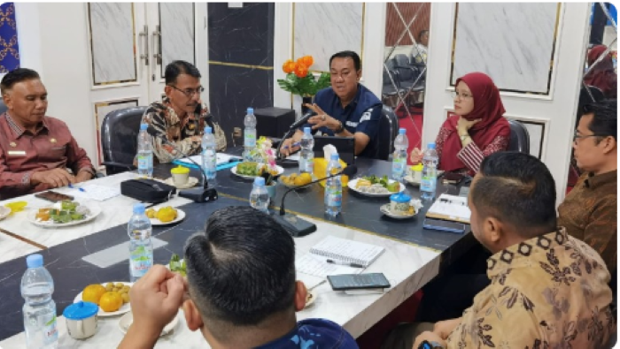 : Audiensi dipimpin Wakil Bupati Kepulauan Meranti Muzamil Baharudin dan dihadiri Konsul Ekonomi KJRI Johor Bahru Siti Fauziah, perwakilan CIDB Malaysia Muhammad Zainal Abidin dan Rizwan, jajaran pemerintah daerah, BUMD, serta pihak terkait lainnya.