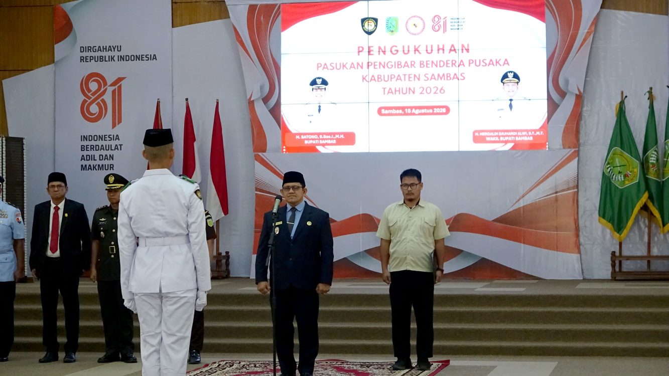 : Wakil Bupati Sambas, H. Heroaldi Djuhardi Alwi, menyampaikan bahwa menjadi anggota Paskibraka merupakan sebuah kehormatan sekaligus tanggung jawab. diperluikan kedisiplinan, keteladanan, serta semangat nasionalisme tinggi yang selaras kemampuan serta kecakapan yang dimiliki