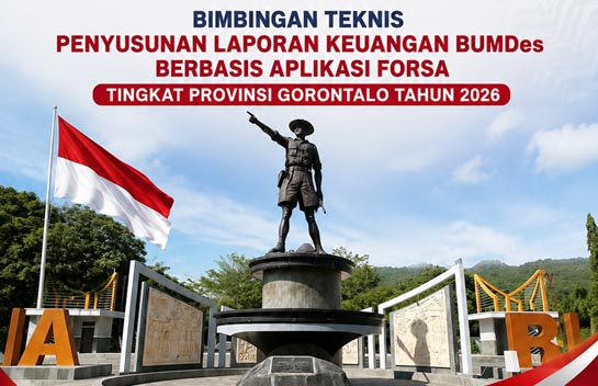 : Bimbingan teknis penyusunan laporan Keuangan BUMDes berbasis aplikasi Forsa.