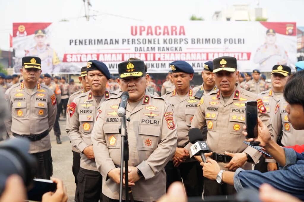 Polda Kalbar Terima 300 anggota Brimob untuk Tangani Karhutla