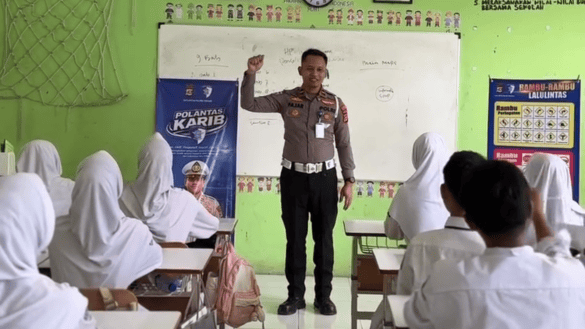 Police Goes to School, Satlantas Serang Tanamkan Budaya Tertib Lalu Lintas Sejak Dini
