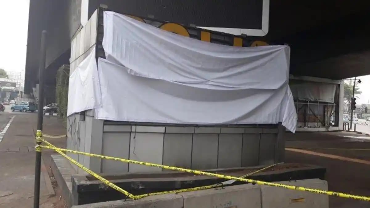 Polisi benarkan Pos Lalu Lintas Slipi Jakarta Barat Dirusak Massa