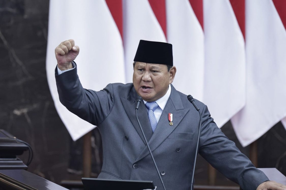 : Presiden Prabowo Subianto dalam Pidato Kenegaraan pada Sidang Tahunan MPR RI serta Sidang Bersama DPD RI dan DPR RI Tahun 2026 di Gedung Nusantara. (BPMI Setpres)