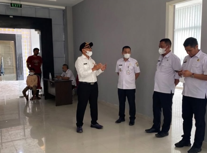 : Sekretaris Daerah (Sekda) Kota Banda Aceh Jalaluddin meninjau langsung lokasi pembangunan, Rabu (12/8/2026).