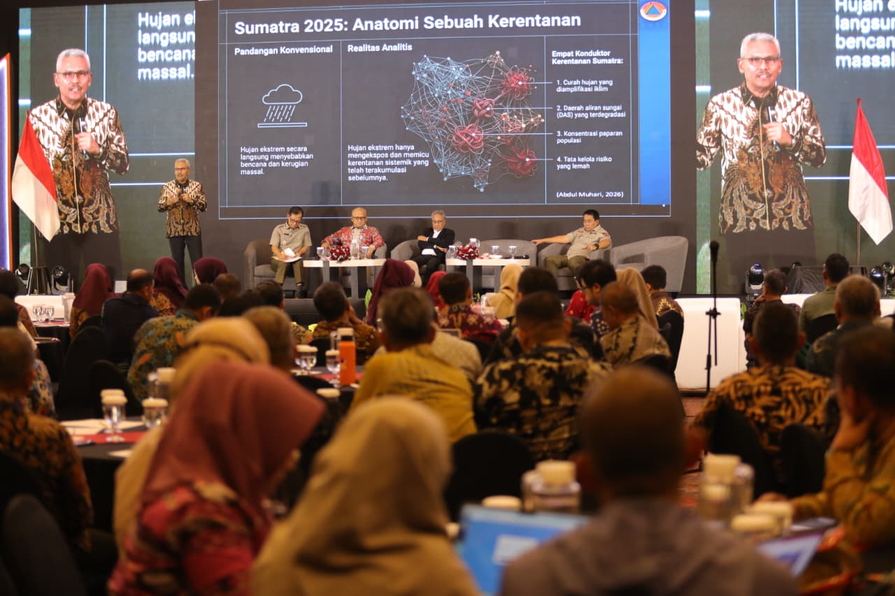 Rakortek PB 2026 Dorong Program Penanggulangan Bencana Lebih Tepat Sasaran Berbasis Praktik Baik Daerah