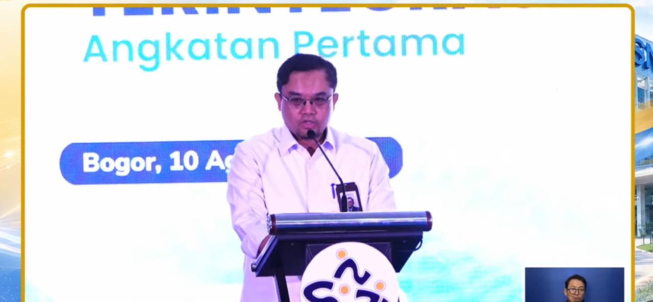 : Direktur Jenderal Pendidikan Anak Usia Dini, Pendidikan Dasar, dan Pendidikan Nonformal dan Informal (Dirjen PAUD Dikdas PNFI) Kementerian Pendidikan Dasar dan Menengah (Kemendikdasmen) Gogot Suharwoto saat membuka Masa Pengenalan Lingkungan Sekolah (MPLS) SNT Angkatan Pertama Tahun Ajaran 2026/2027. (Foto; Pasha Yudha Ernowo Infopublik/Igid/Youtube Kemendikdasmen)
