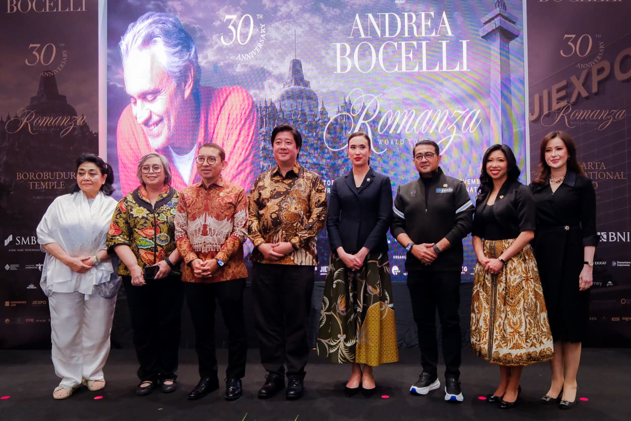 Siaran Pers: Andrea Bocelli Siap Gelar Konser "Romanza 30th Anniversary World Tour" di Indonesia