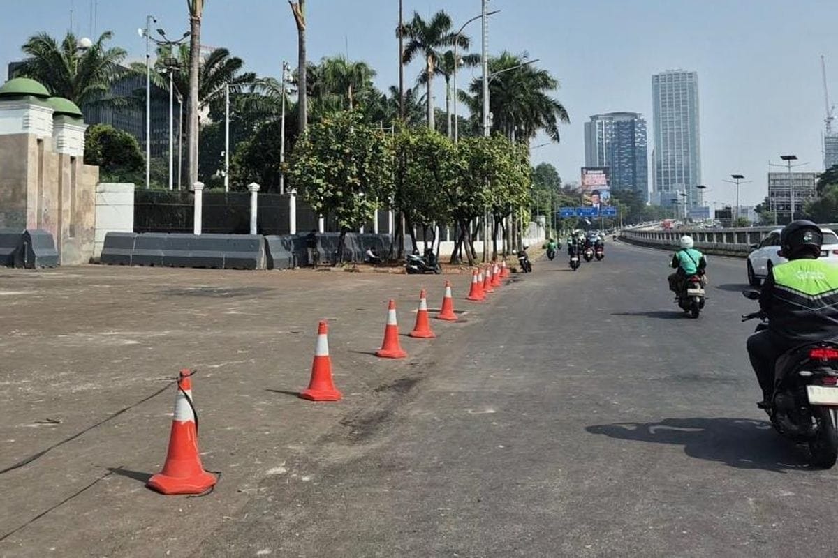 Situasi Terkini DKI, Polisi Pastikan Arus Lalu Lintas Lancar Aman kondusif