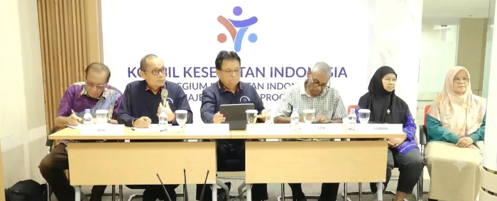 : Jumpa pers Konsil Kesehatan Indonesia bersama PB IDI, dan PPNI, terkait dugaan perundungan terhadap pasien BPJS yang mencuat di media sosial.