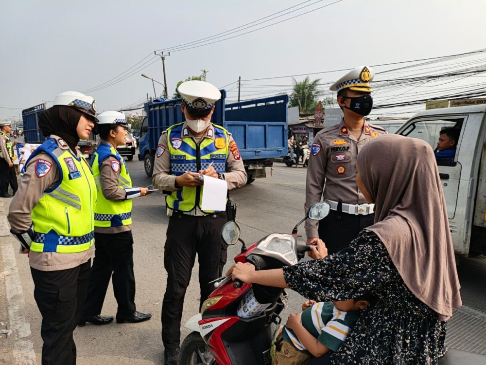 Tekan Angka Kecelakaan, Satlantas Polresta Tangerang Ajak Pengendara Tertib Berlalu Lintas