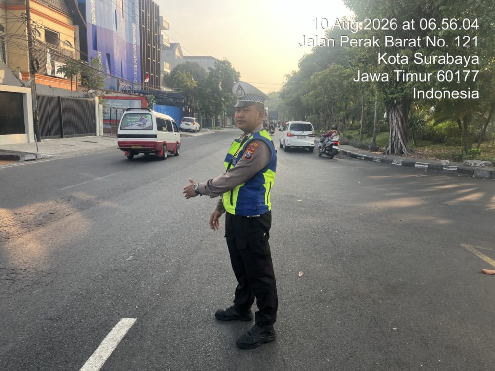 Tekan Pelanggaran dan Kecelakaan, Satlantas Tanjung Perak Gencarkan Edukasi Tatap Muka ke Masyarakat