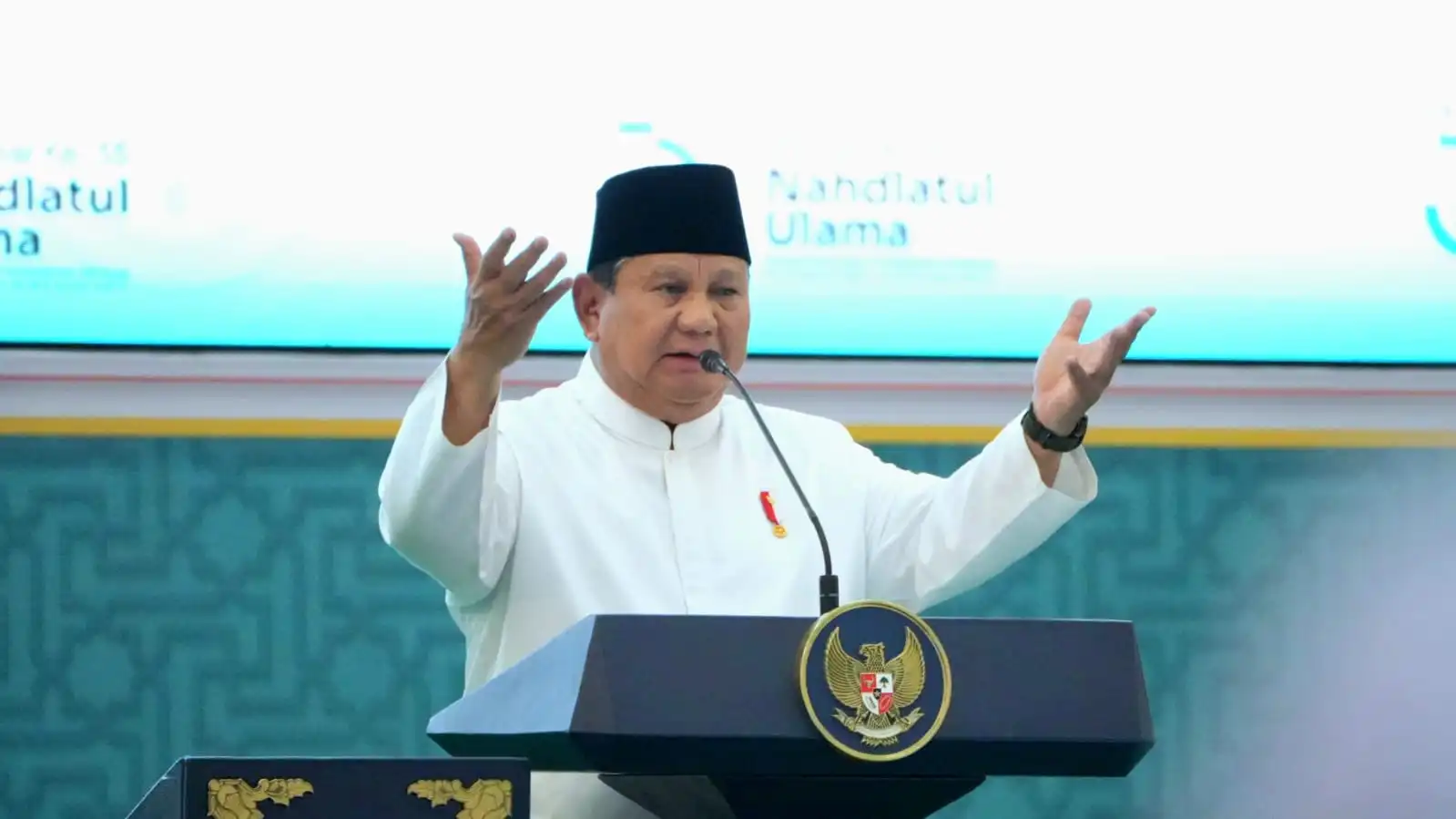 Tutup Muktamar Ke-35 NU, Presiden Prabowo Tekankan Kerukunan dan Pemberdayaan Umat