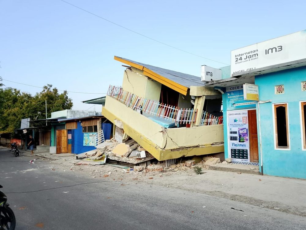 : Kerusakan bangunan terdampak gempabumi M7,7 di Kabupaten Manggarai Timur, Nusa Tenggara Timur, Sabtu (15/8/2026). (Foto: Dok. BPBD Manggarai Timur).