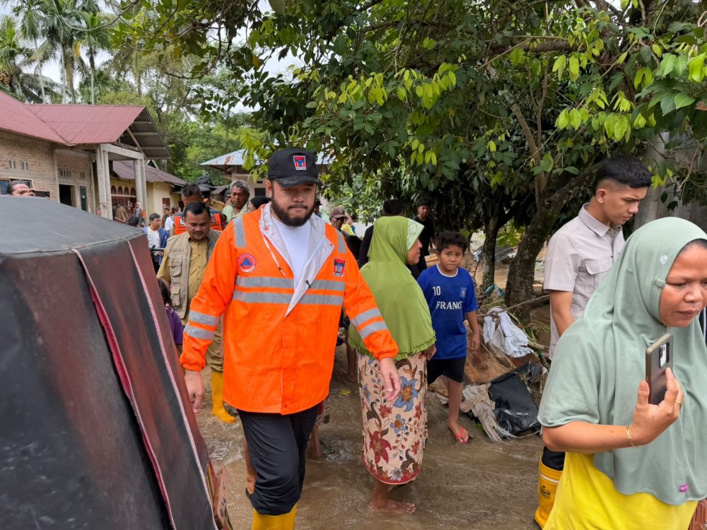 : Wajo Fadly Amran tinjau lokasi bencana banjir