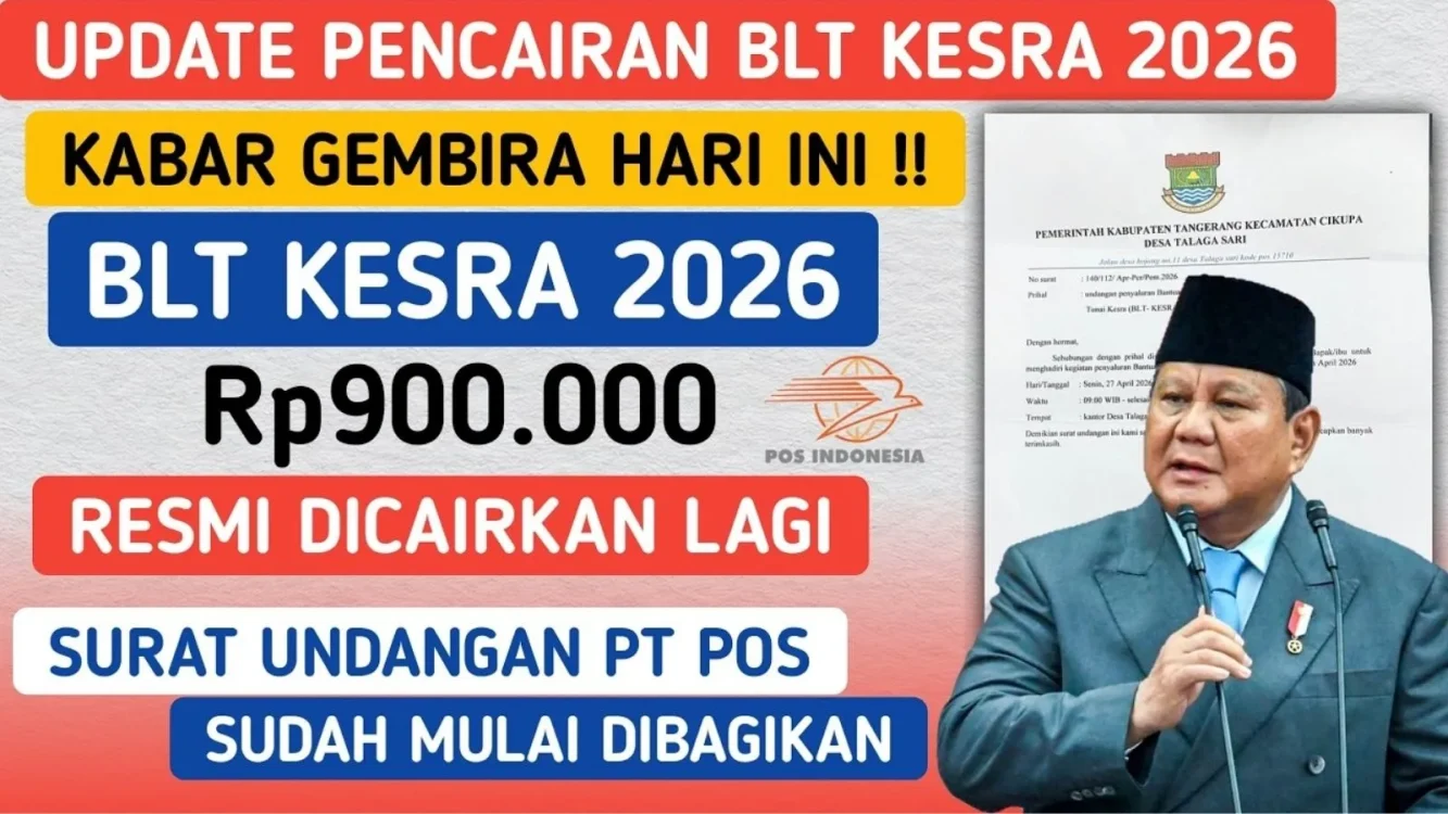 BLT Kesra Rp900.000 Jadi Perhatian