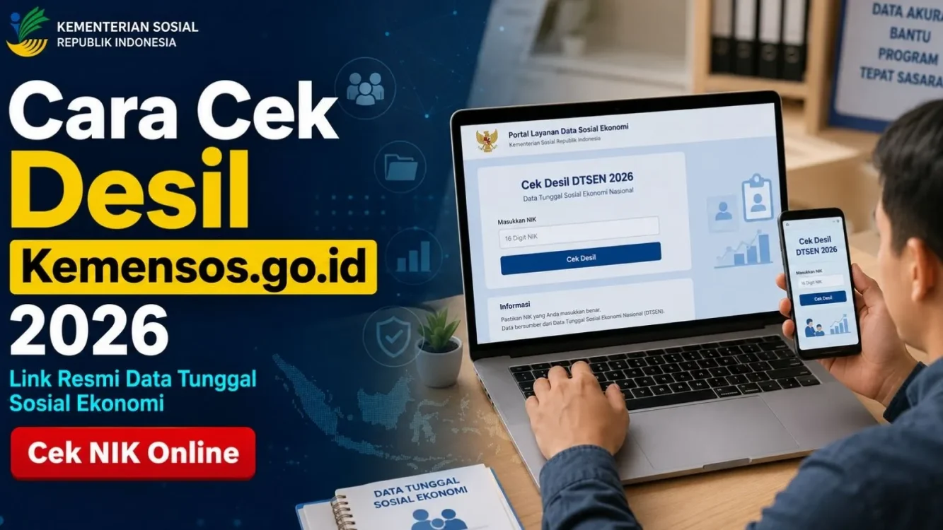 Cek Desil Kemensos Go ID 2026 Pakai NIK,