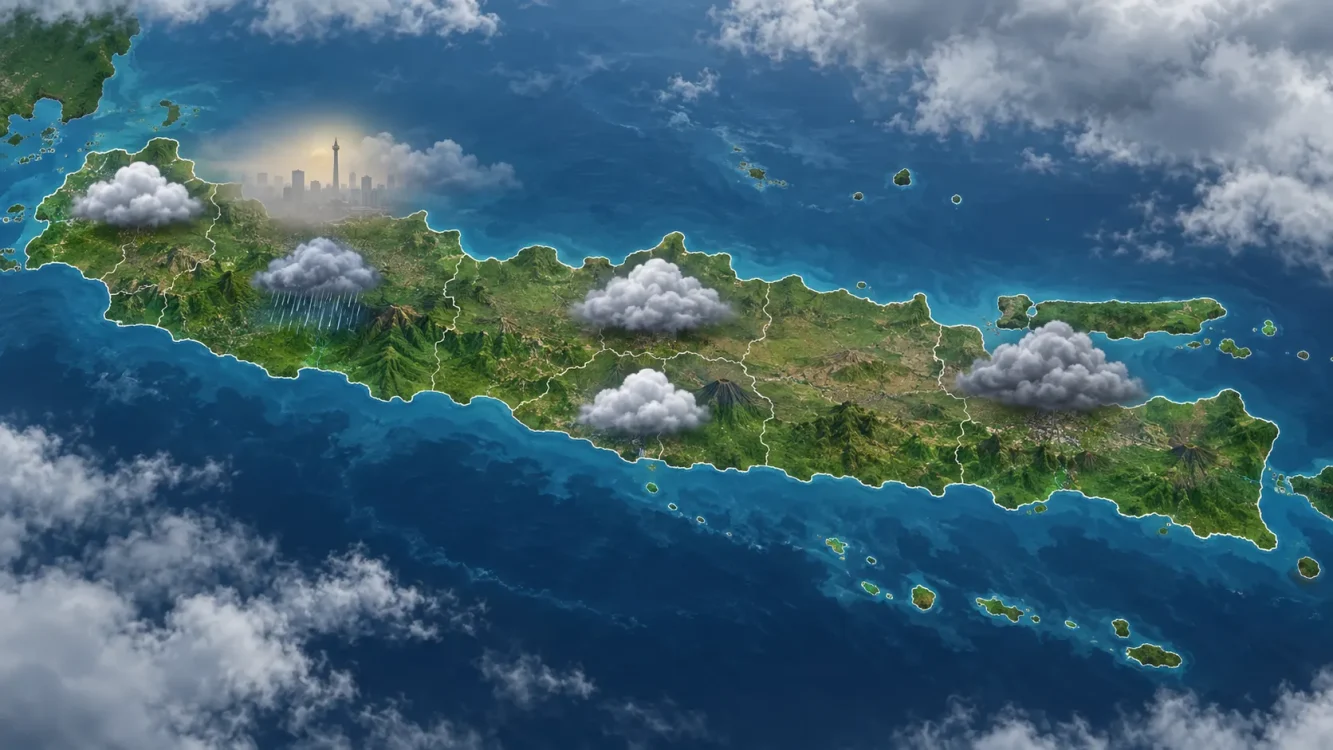 Cuaca Besok Jawa 11 September 2026, Bandung Hujan Ringan dan Jakarta Udara Kabur