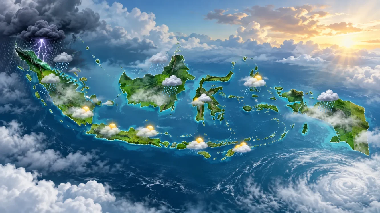 Cuaca Besok Kalimantan 7 September 2026 Pontianak hingga Tanjung Selor Berpotensi Hujan Ringan