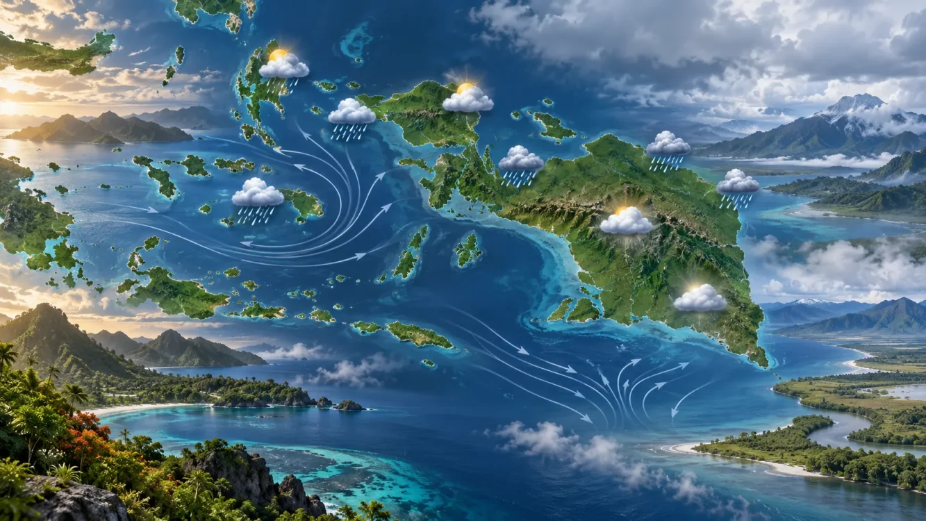 Cuaca Besok Papua dan Maluku Ambon, Sorong, Nabire hingga Jayapura Berpotensi Hujan