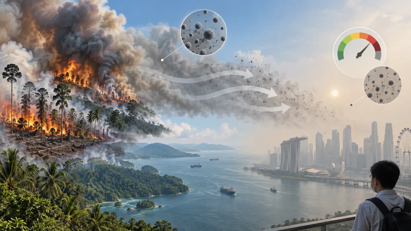 Karhutla Indonesia Lepas Jutaan Ton Emisi Karbon, Dampaknya Terasa hingga Singapura