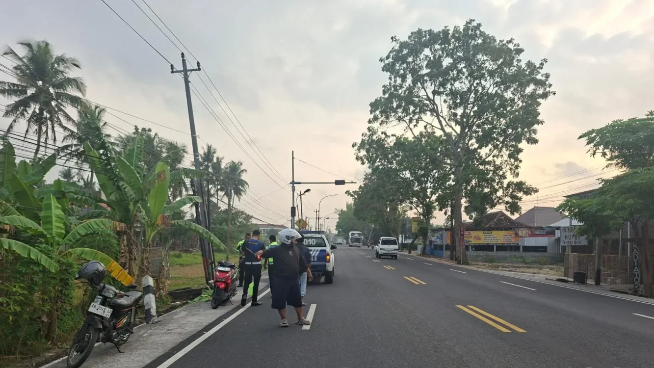 Kecelakaan Tunggal di Jalan Purworejo-Wates, Pengendara Honda Beat Meninggal di TKP