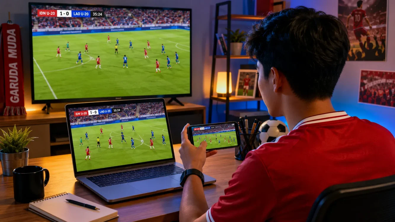 Live Streaming Indonesia vs Laos U-20 Saksikan Perjuangan Garuda Muda di Vientiane