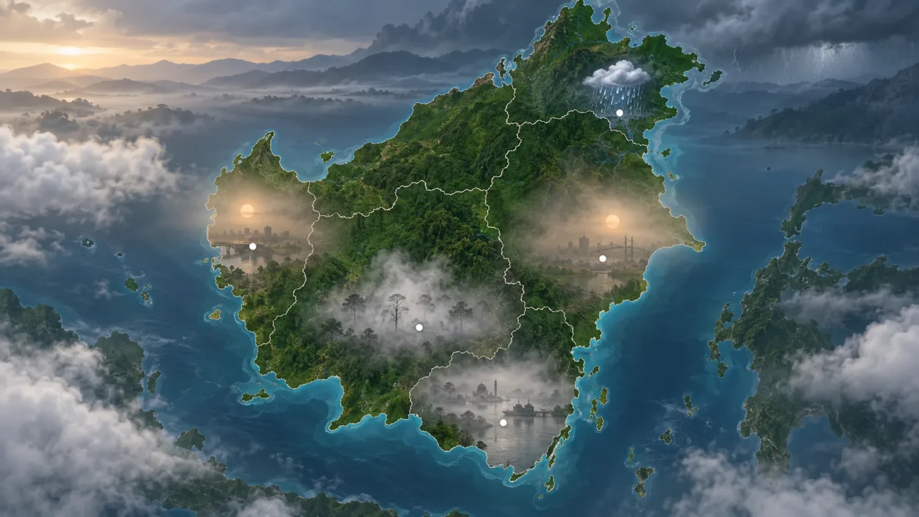Prakiraan Cuaca Kalimantan Besok, Udara Kabur hingga Kabut Berpotensi Terjadi