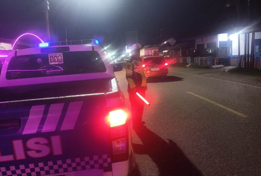Antisipasi Balapan Liar dan Kecelakaan, Satlantas Tojo Una-Una Intensifkan Patroli Malam di Ampana