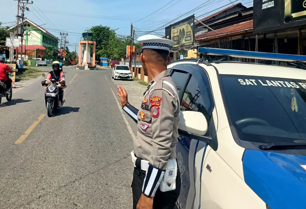 Antisipasi Macet hingga Balap Liar, Satlantas Polres Touna Gelar Patroli di Kota Ampana