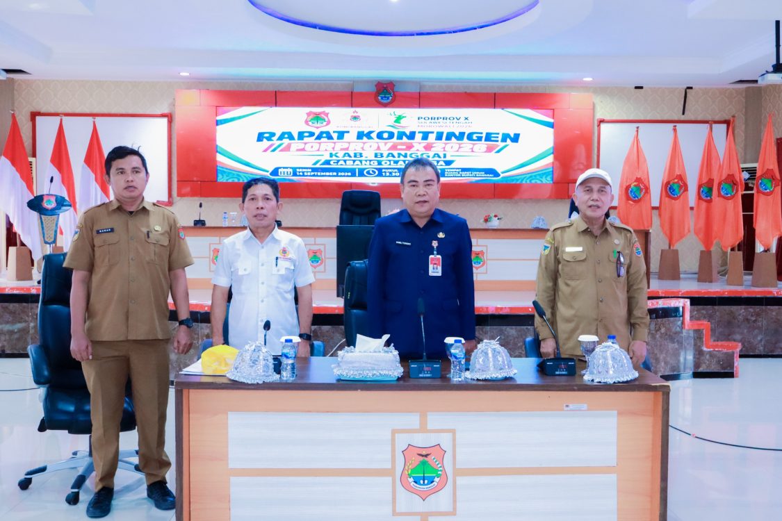 : Rapat Kontingen Pekan Olahraga Provinsi (Porprov) X Sulawesi Tengah Tahun 2026 Kabupaten Banggai