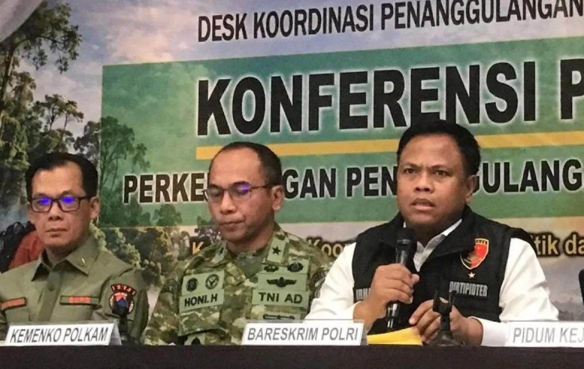 Bareskrim Polri Tangani 341 Kasus Karhutla, 196 Orang Jadi Tersangka
