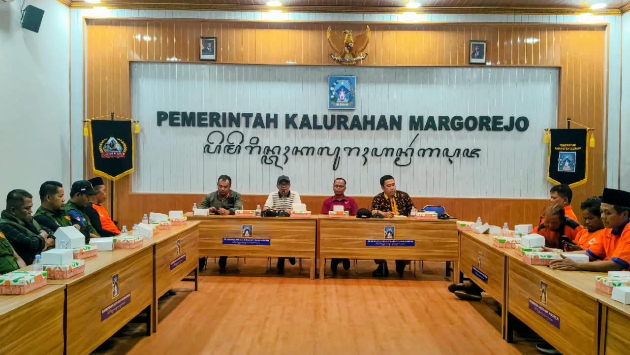 : Pemerintah Kalurahan Margorejo bersama BPBD Sleman menggelar Sosialisasi Penanggulangan dan Pengurangan Risiko Bencana di Kalurahan Margorejo, Tempel, Sleman, Kamis (17/9/2026).