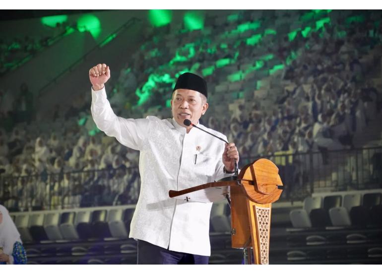 : Menkop Ferry Juliantono menegaskan komitmen pemerintah untuk memperkuat fondasi ekonomi umat melalui sinergi strategis pembentukan koperasi berbasis masjid bersama Badan Kontak Majelis Taklim, Jakarta, Sabtu (26/9/2026).