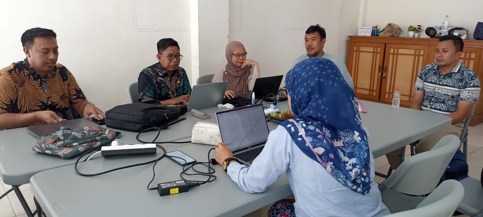 : Koordinasi teknis terkait keterpaduan Peta Proses Bisnis Pemerintah Digital dengan Dinas Kominfotik Provinsi Gorontalo. (foto Reza)